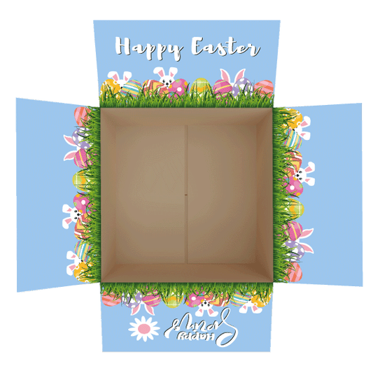 Happy Easter - Bunny Themed Care Package Flap Stickers