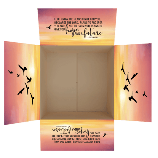 Jeremiah 29:11 Religious Care Package Flap Stickers