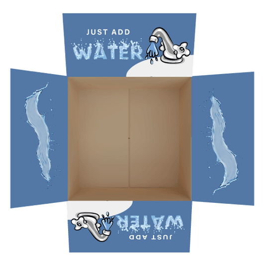 Just add Water Care Package Flap Stickers