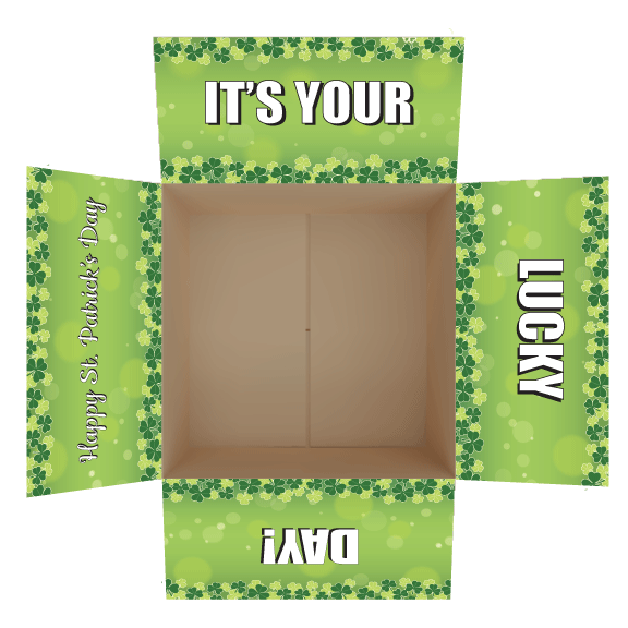 It’s Your Lucky Day Care Package Flap Stickers