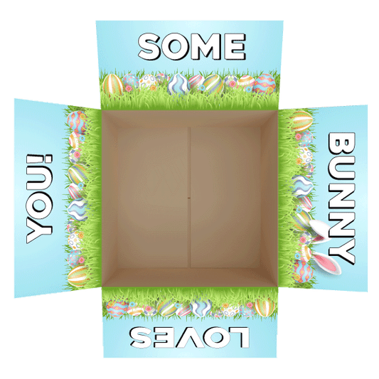 Some Bunny Loves You Easter Care Package Flap Stickers