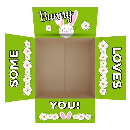 Some Bunny Loves You Easter Care Package Flap Stickers