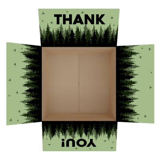 Thank You Care Package Flap Stickers