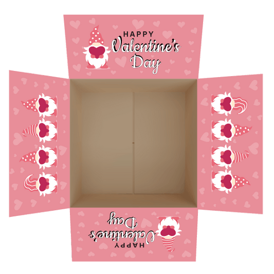 Valentine's Day Gnome Care Package Flap Stickers