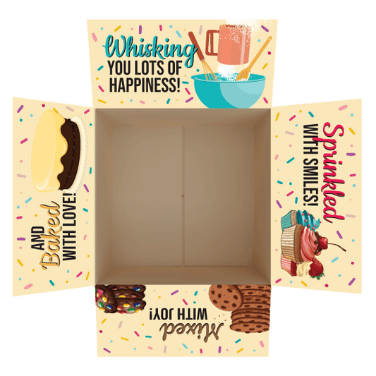 Baking Themed Care Package Flap Stickers